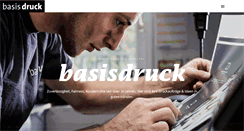 Desktop Screenshot of basis-druck.de